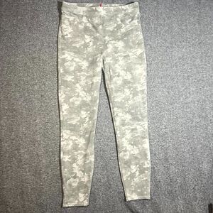 Spanx Jean-Ish Ankle Legging Women Large Camo Stretch Slimming Jegging High Rise